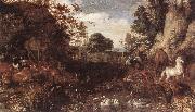 Roelant Savery Garden of Eden oil painting artist